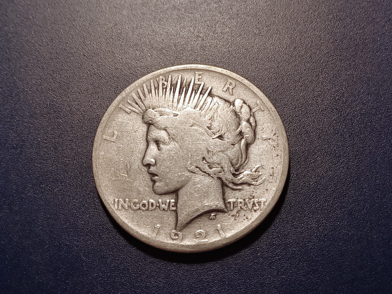 Good/VG 1921 Peace Dollar