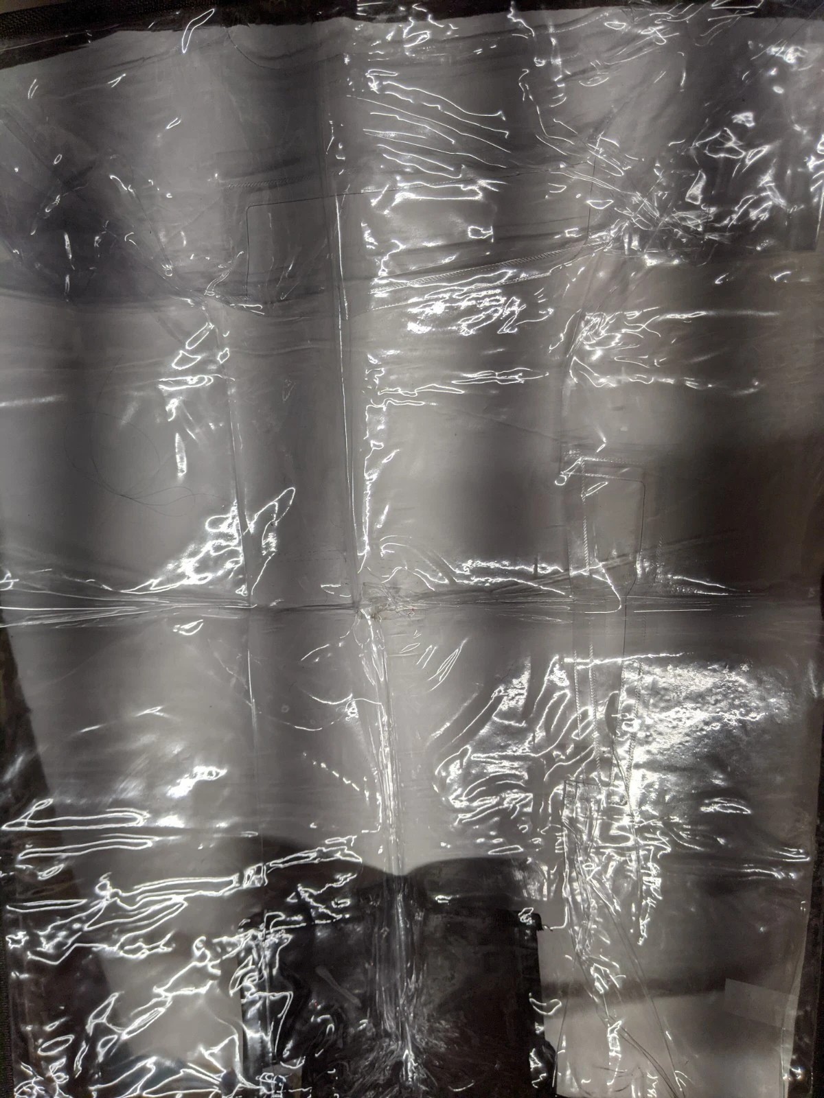 Clear Plastic Large Suitcase Cover
