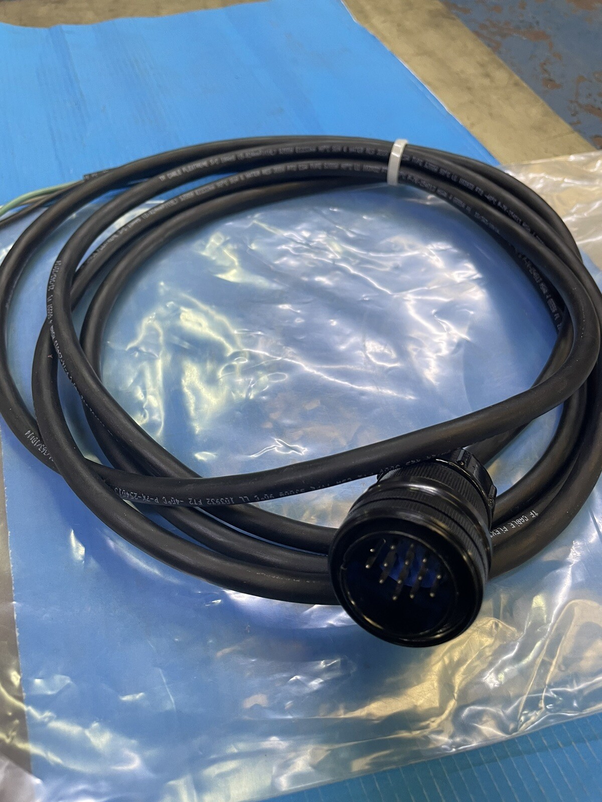 Miller Wire Feeder 22A Control Cable With Plug 3 Conductor With Butt Connectors