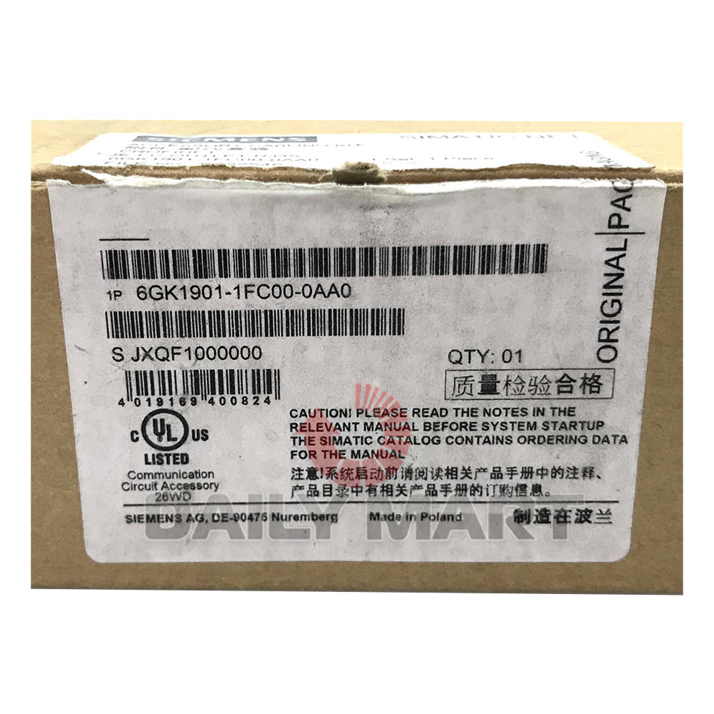 New In Box SIEMENS 6GK1 901-1FC00-0AA0 Accessory Cabling Kit