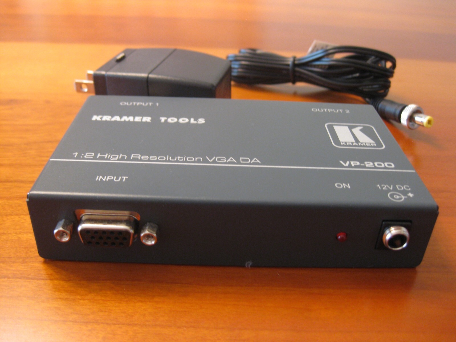 Kramer VP-200 1x2 VGA DA Distribution Amplifier - One Input to Two Outputs