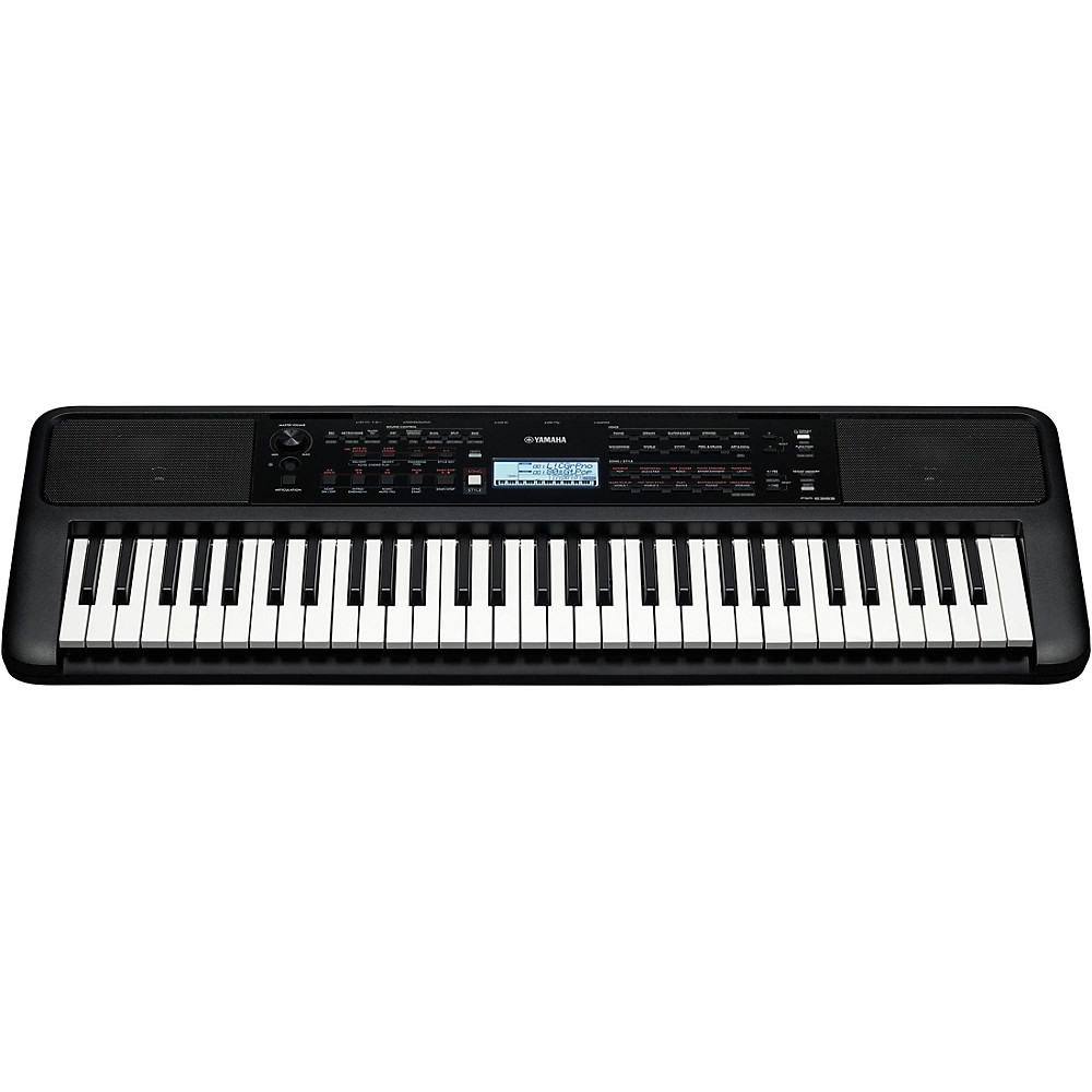 Yamaha PSRE383 61-Key Portable Keyboard Essentials Bundle