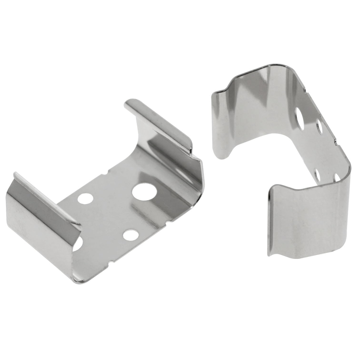 VAKTOK-4PCS Metal 9-Volt Battery Support clamp AA Double Silver