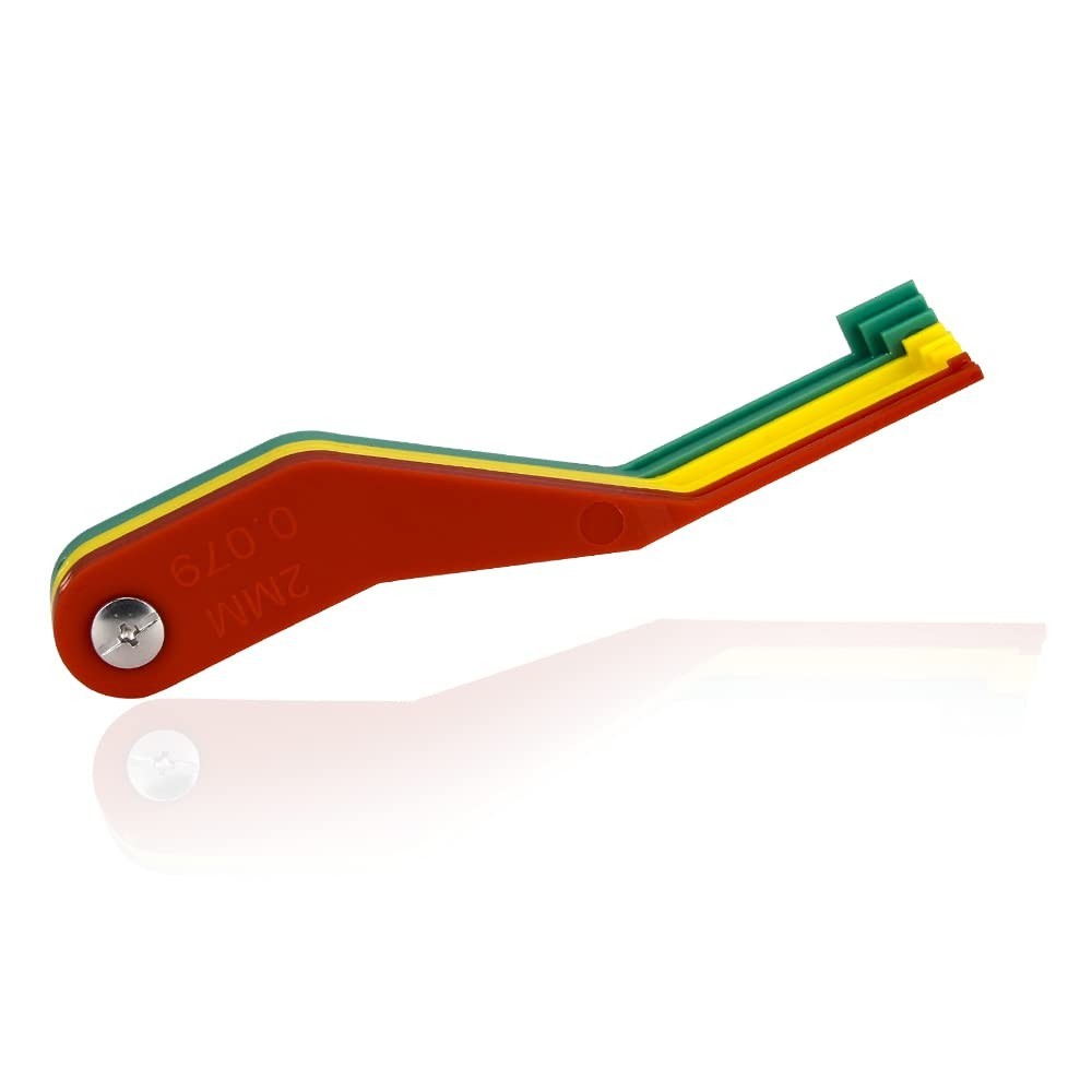 DITKOK 9-Piece Brake Pad Thickness Gauge Set, Measure Tool to Quickly Check W...