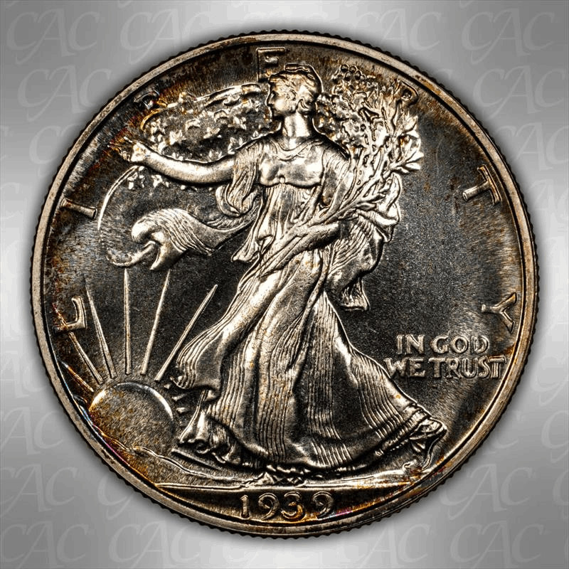 1939 50c CACG PR 67+