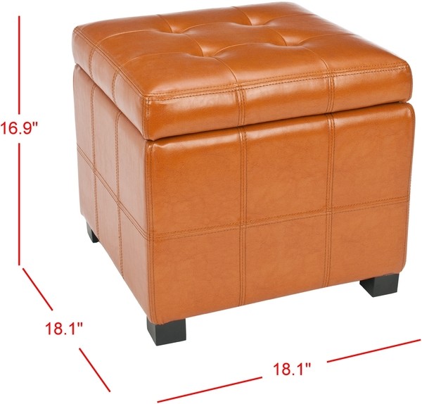 Safavieh MAIDEN SQ TUFTED OTTOMAN, Reduced Price 2172777909 HUD8231C