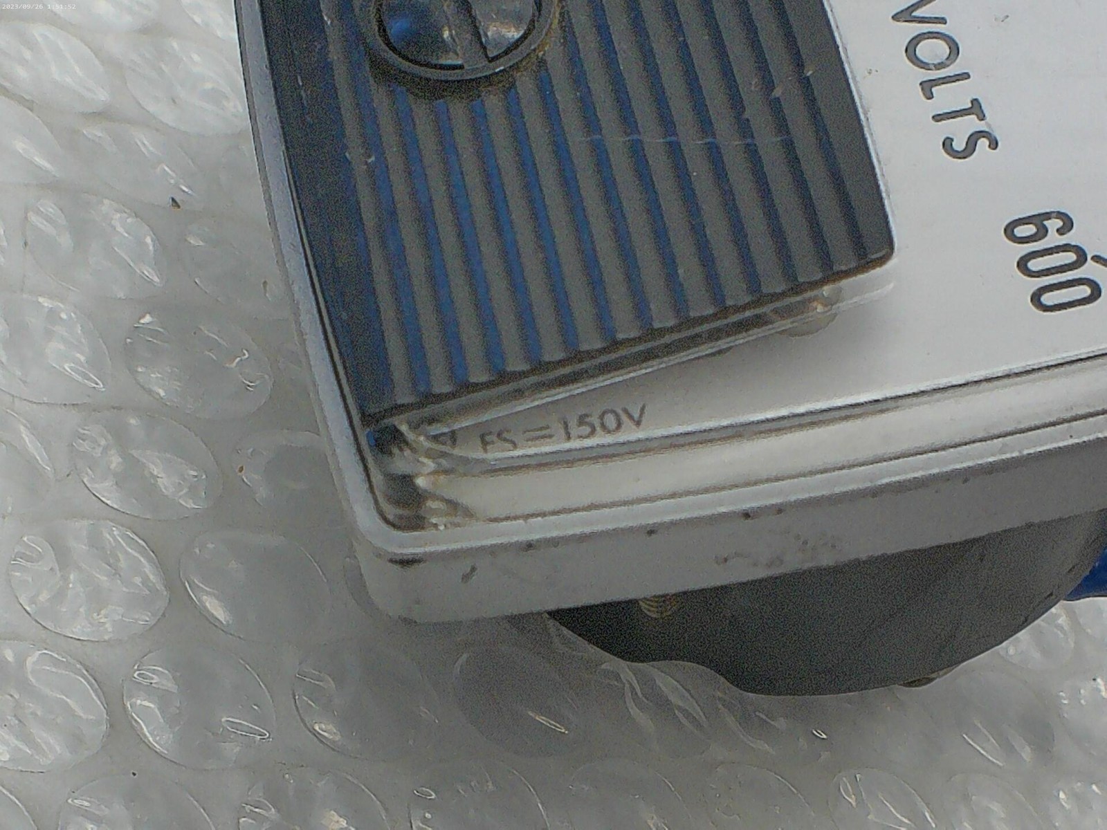 INDUSTRIAL SPARE 0-600V PANEL METER UNMP