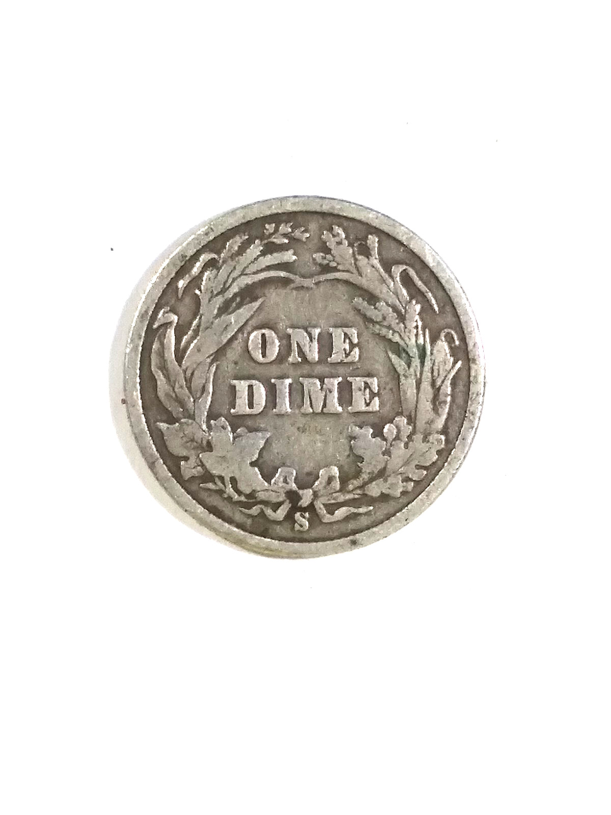 1899S Barber Dime 0.9F Nice Specimen