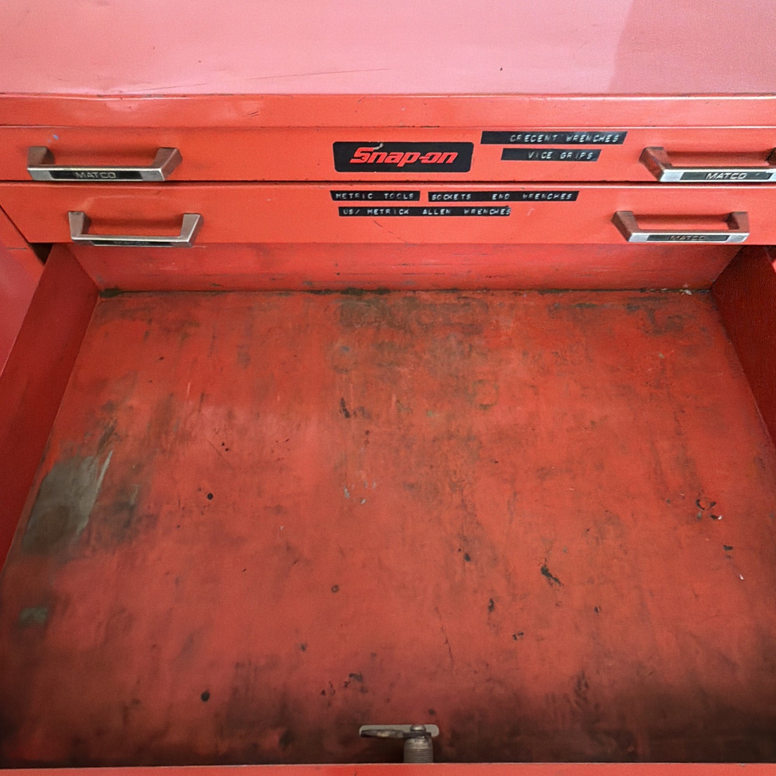Matco Tools Mid Riser Middle Intermediate Tool Chest Box 3 Drawer MB503 Vtg USA
