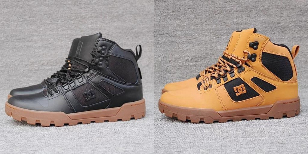 DC Shoes Mens Pure High-top Water Resistant Boot Skate Shoe US size