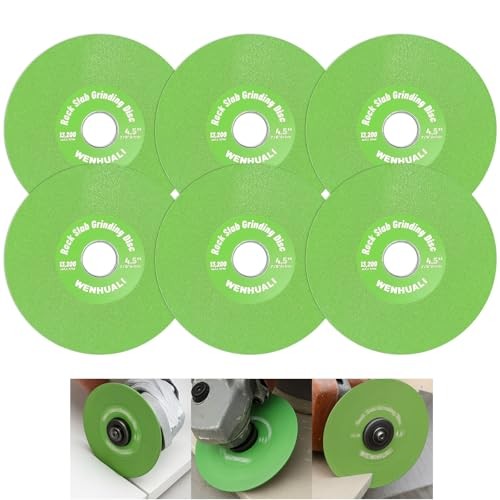 Diamond Rock Slab Grinding Disc Set 6 Pc Tile Glass Marble Blade