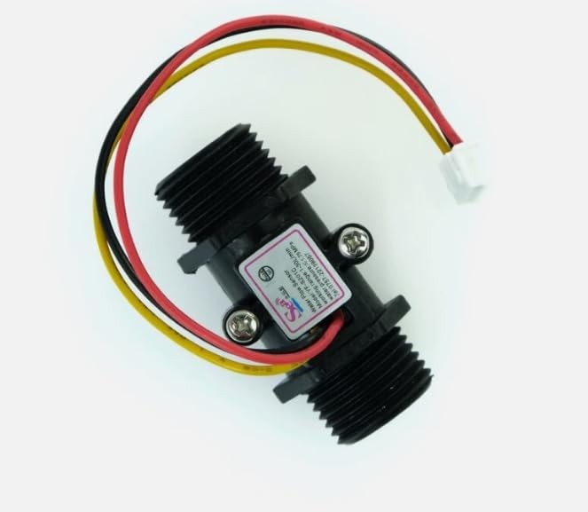 Flow Sensor Volume Sensor Turbo Flow Meter Water Pipes 1/2 Thread