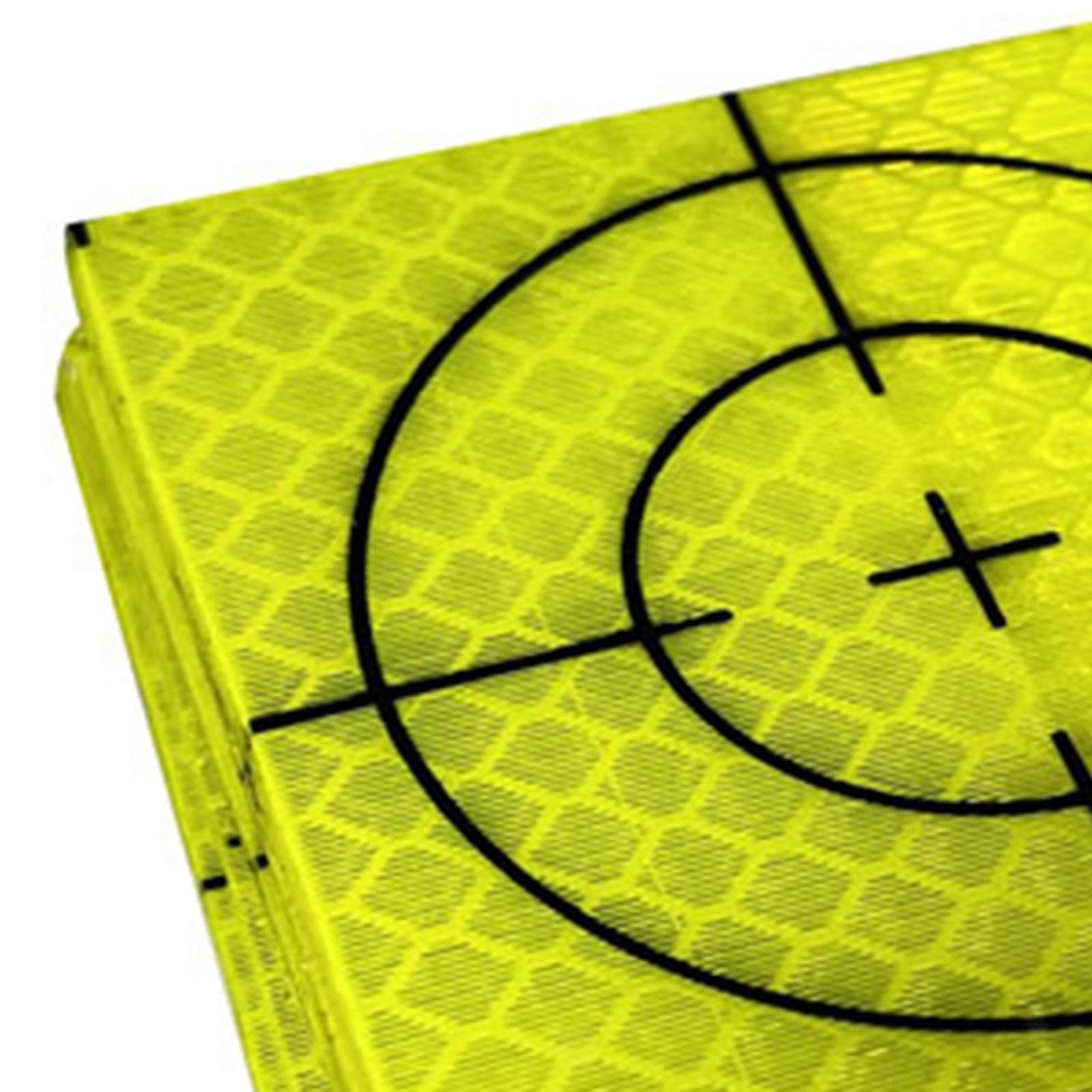 100pcs Acrylic Reflective Tape Target Target Sheets 4cmx4cm