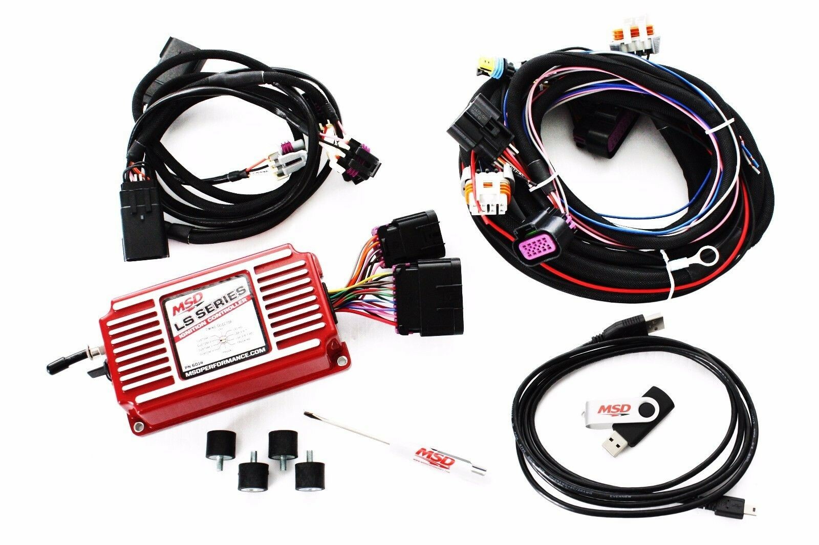 MSD LS Digital Ignition Box Carbureted LS1 LS2 LS6 LS7 Engines 24 58 Tooth 6014