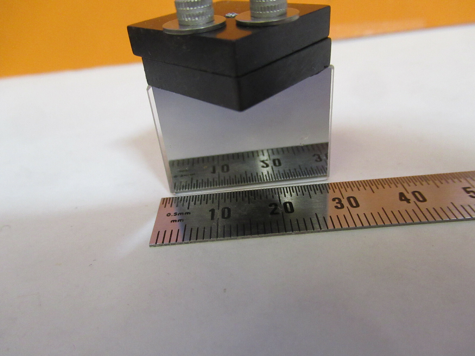 OPTICAL MOUNTED MIRROR PLANO OPTICS AS PICTURED #P3-A-23
