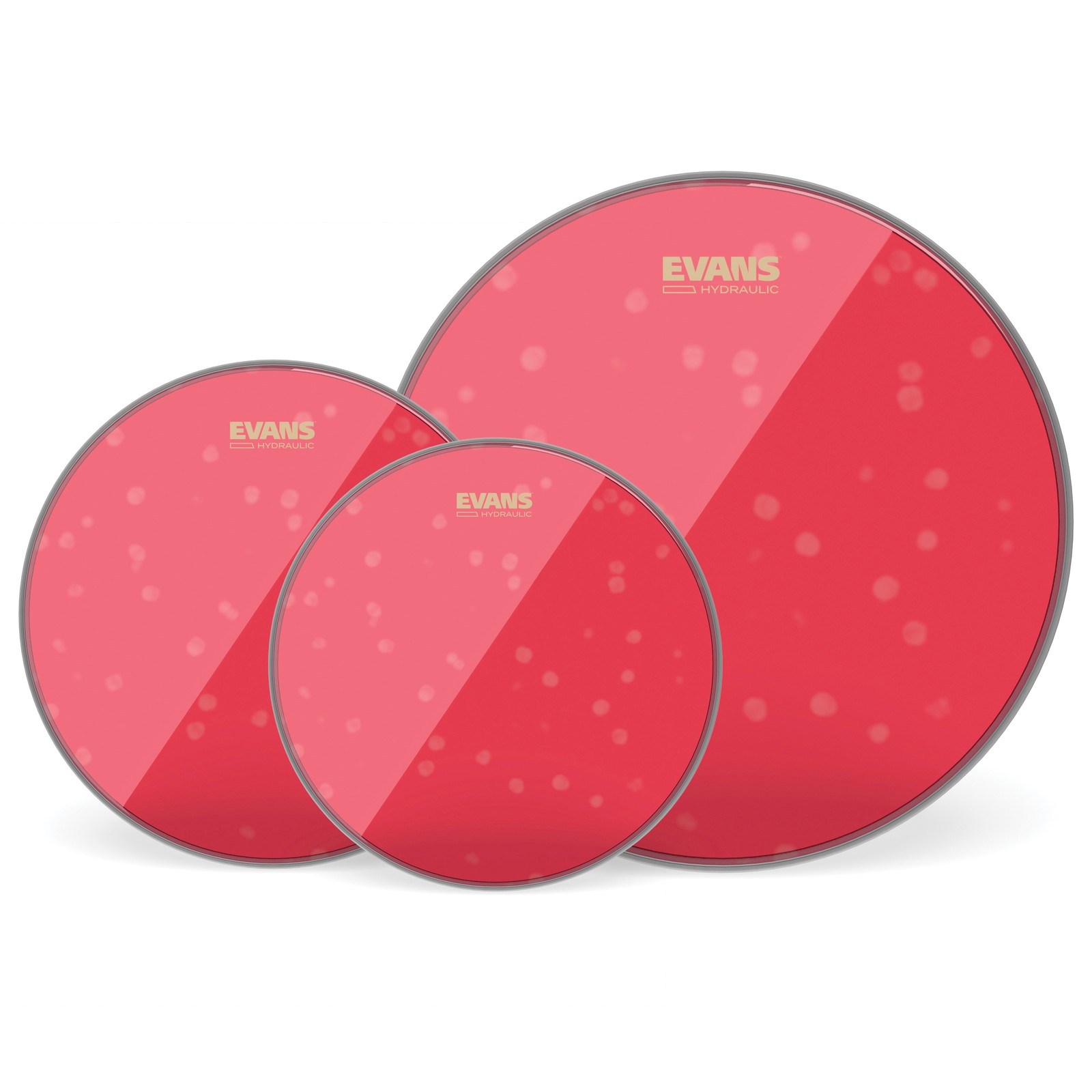Evans Hydraulic Red Pack (12", 13", 16") with 14" UV1 Coated Snare Batter