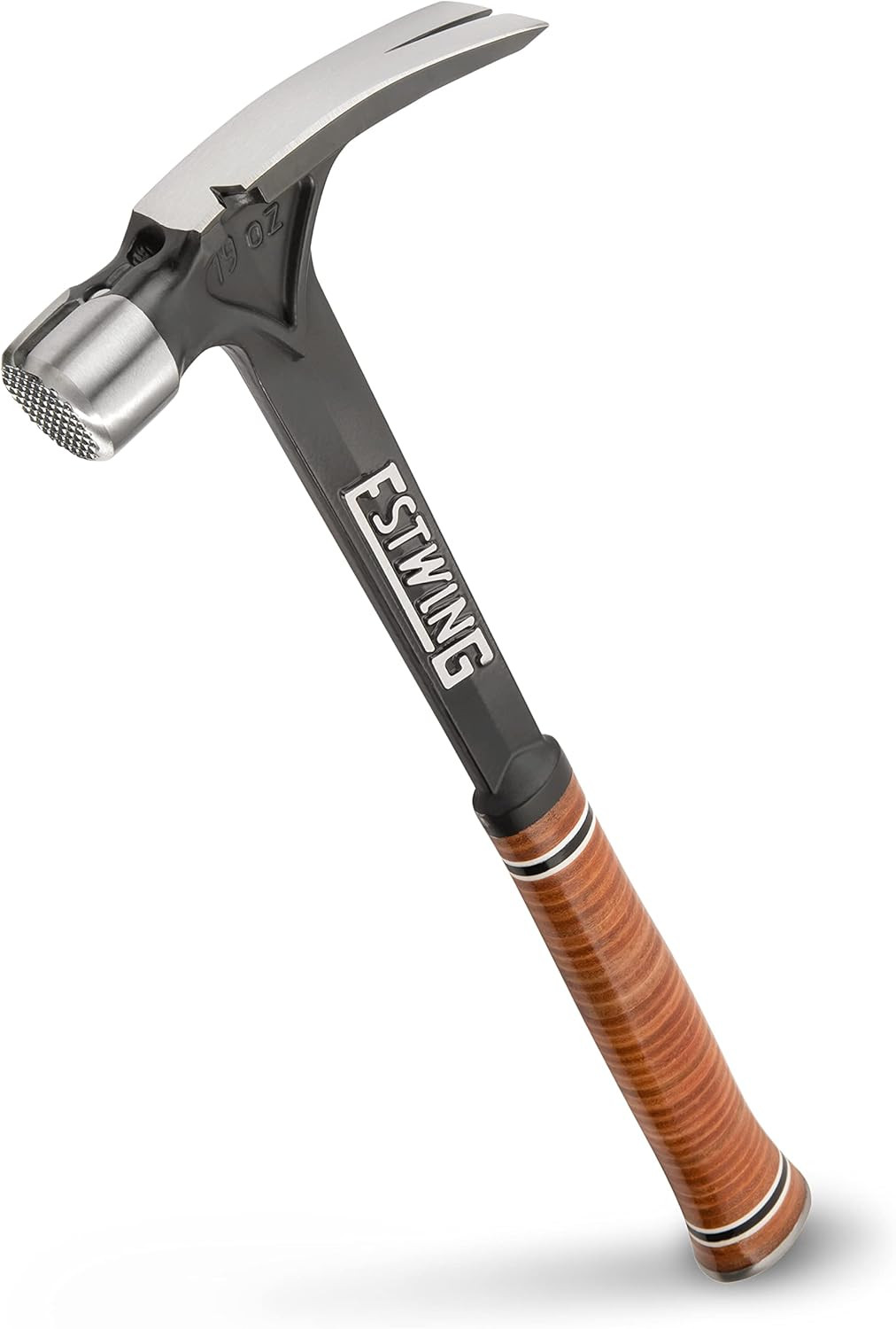 Ultra Series 19 Oz Rip Claw Hammer with Milled Face & Leather Grip Handle