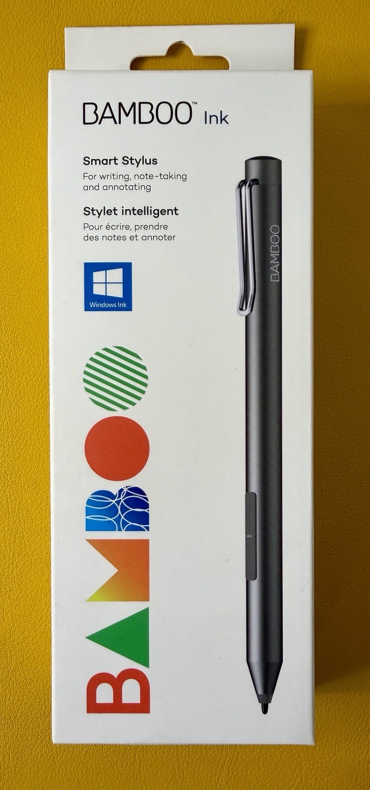 Wacom Bamboo Ink Smart Stylus for Windows Ink 2nd Generation Gray CS323AG0A