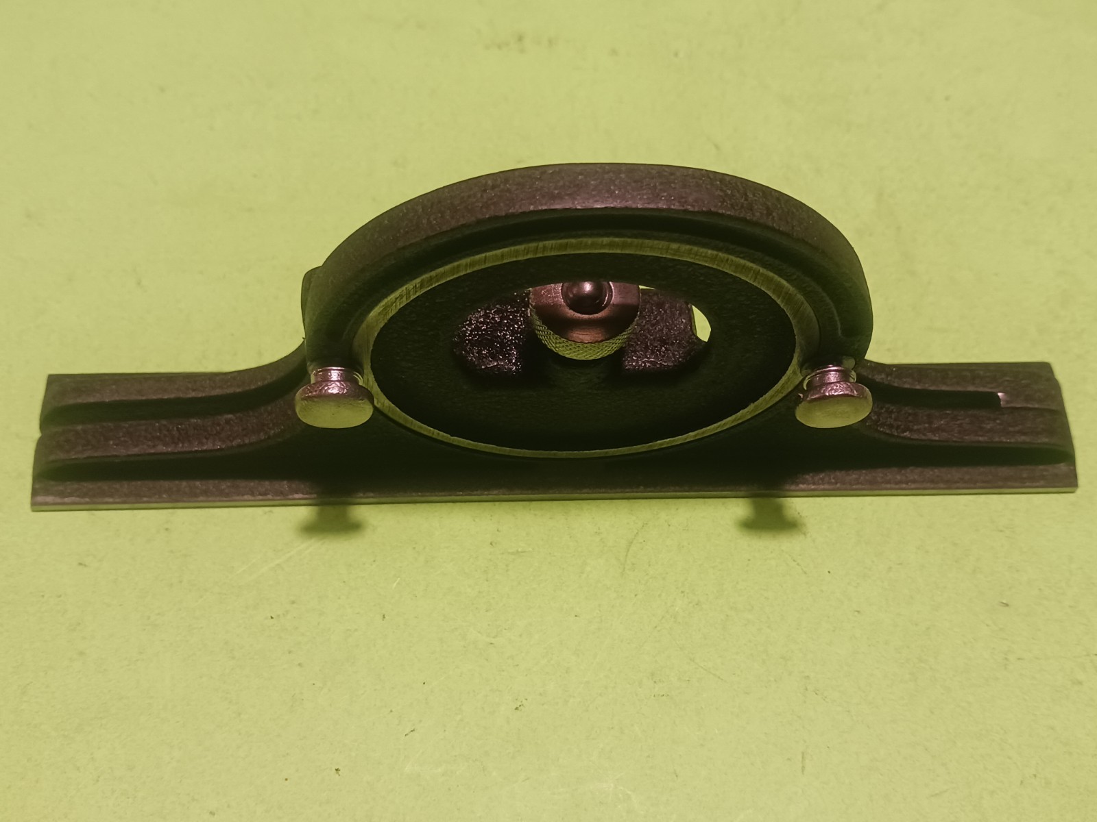 Vintage Lufkin combination square protractor Head (not rule)Black wrinkle finish