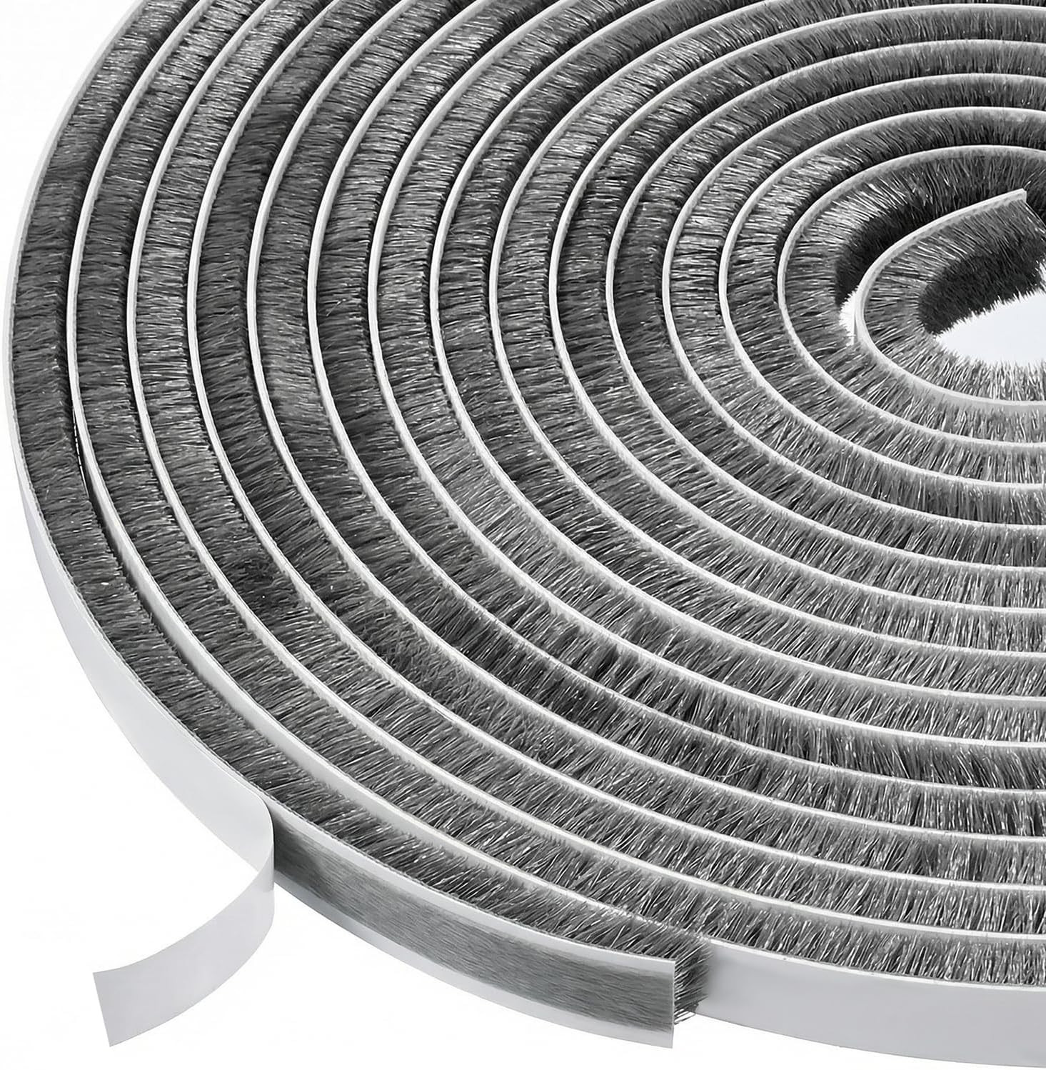 16.5FT Weather-Stripping Door Seal, Self-Adhesive Brush Weather Stripping, Weath