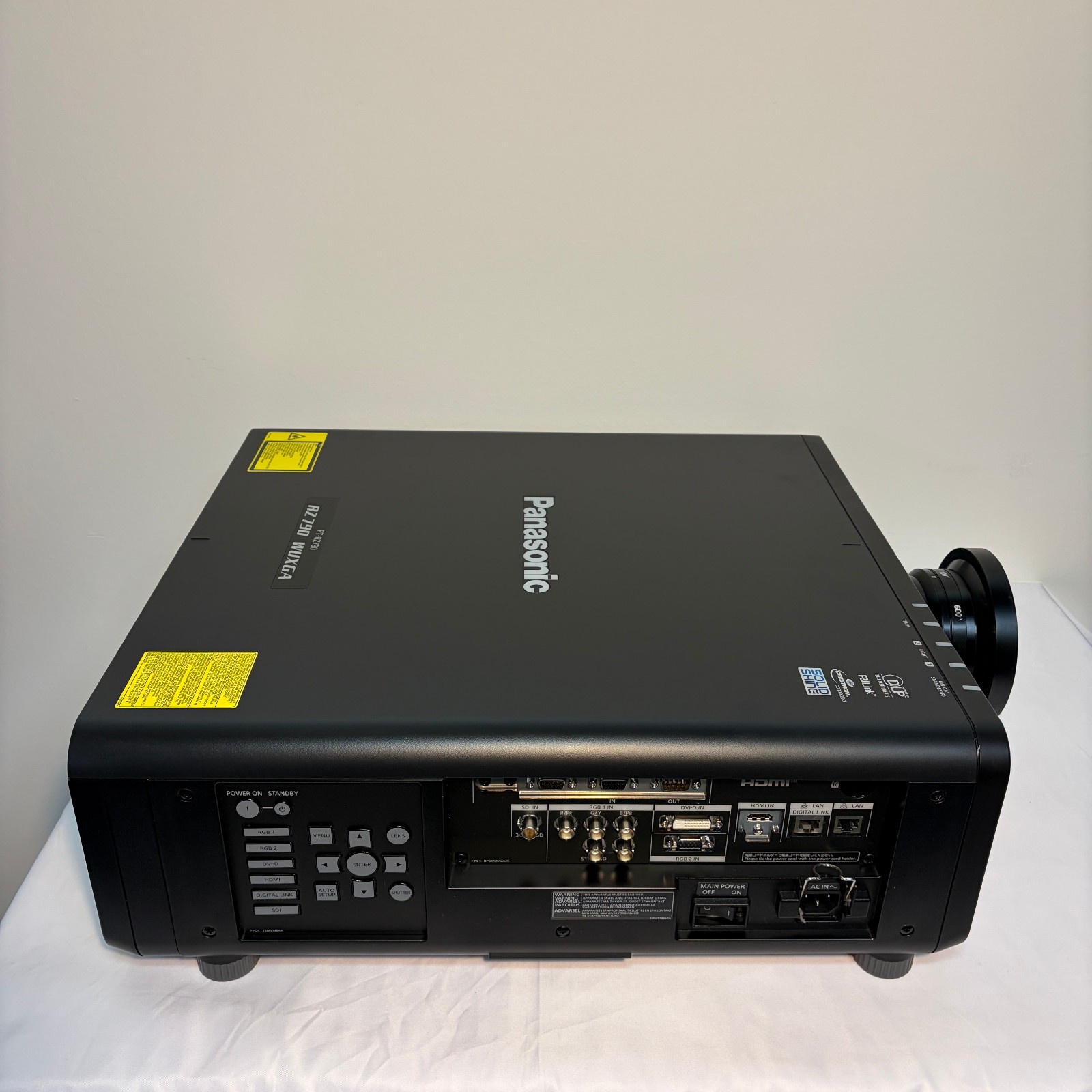Panasonic PT-RZ790 Projector With ET-DLE085 Lens #2 (READ)