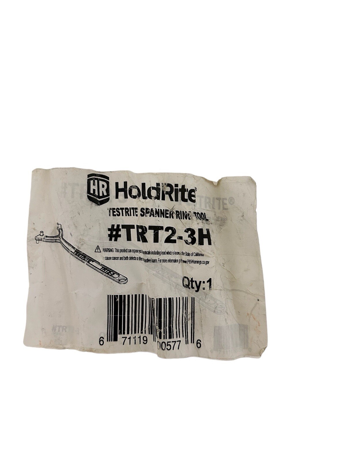 Holdrite Testrite 2 - 3 Inch Wrench Spanner Ring Tool TRT2-3 PVC Compatible