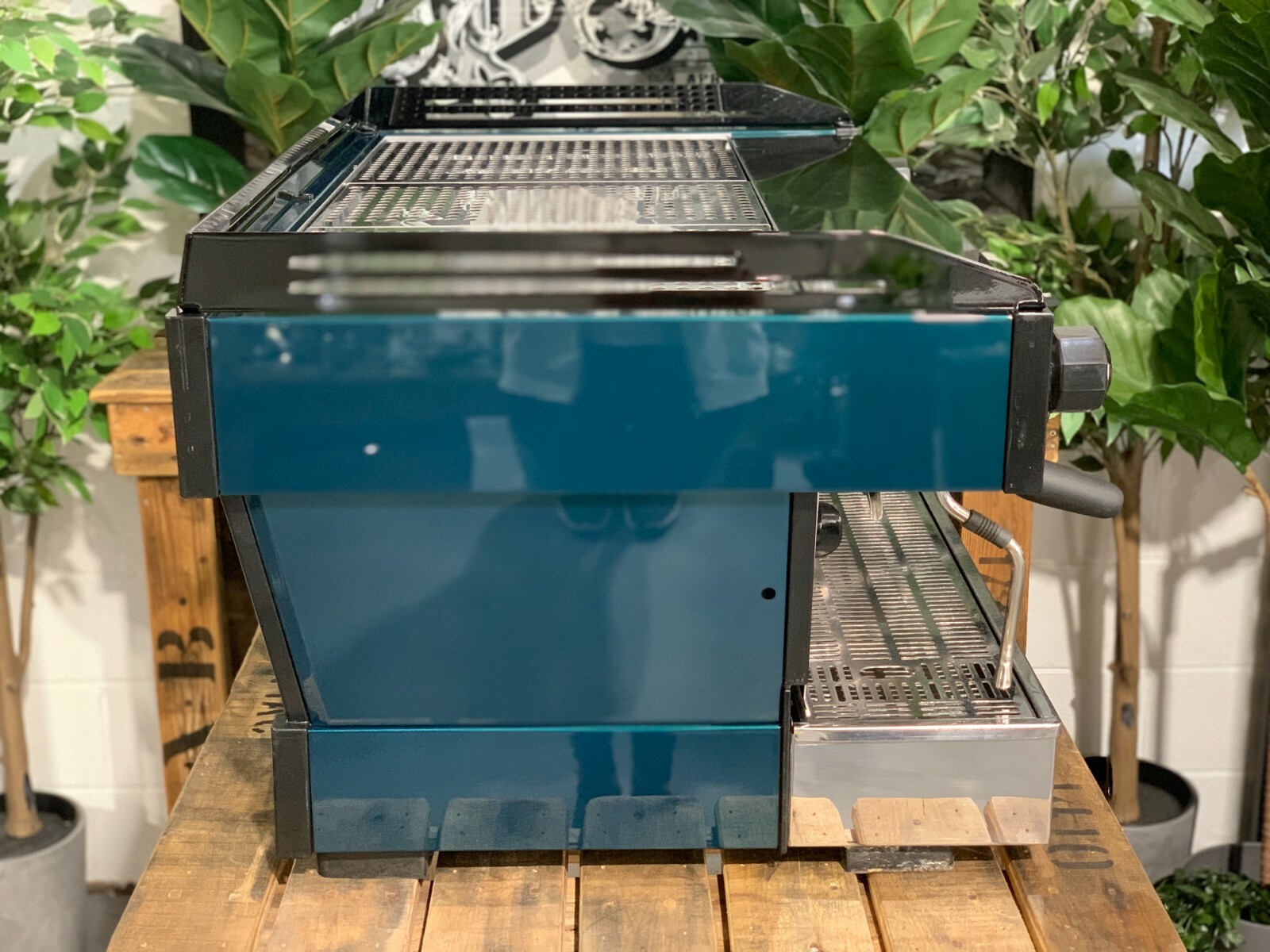 LA MARZOCCO LINEA PB 3 GROUP GOODWOOD GREEN ESPRESSO COFFEE MACHINE COMMERCIAL