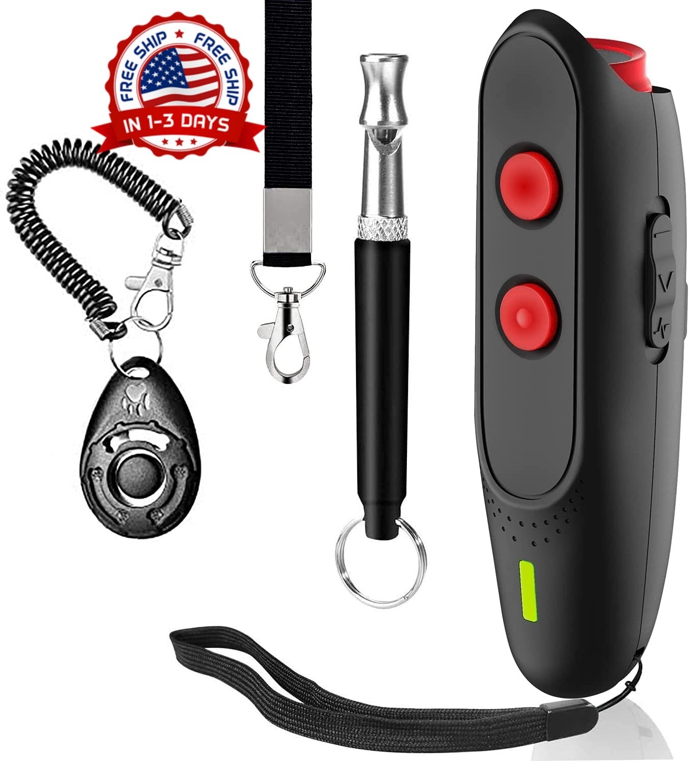 Repelente De Perros De Mano Ultrasonido Ahuyentador Antiladridos Entrenador New