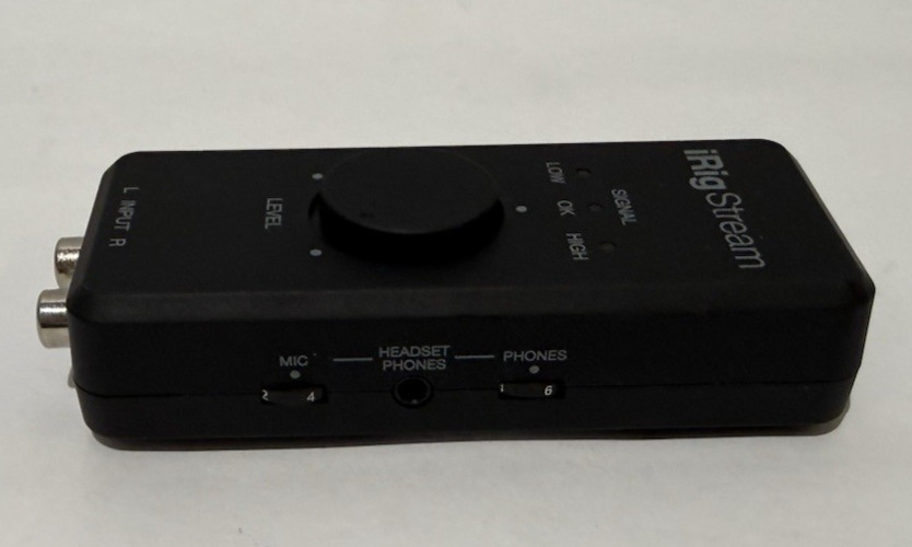 IK Multimedia iRig Stream USB Audio Interface RCA Input USB Streaming Pod Mixer