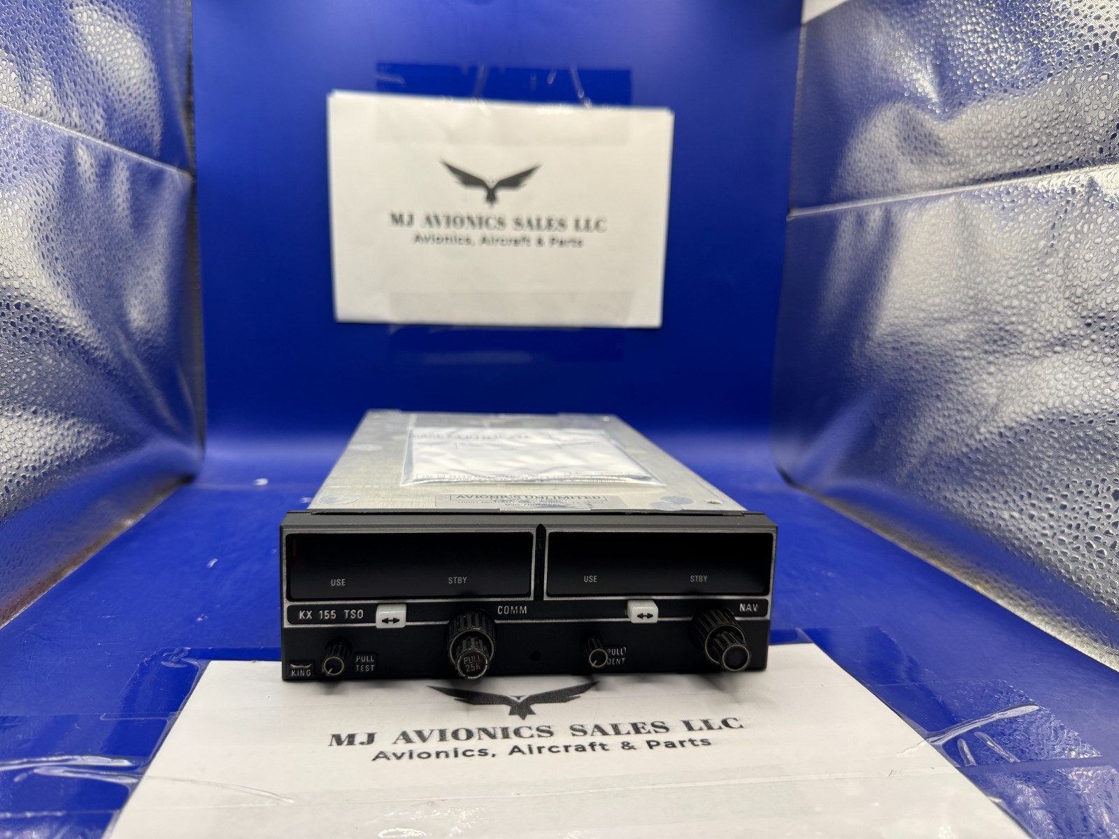 BENDIX/KING KX 155 P/N 069-1024-01  14 VDC WITH GLIDE/SLOPE WITH FAA FORM 8130-3