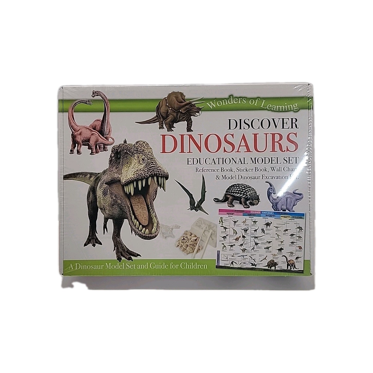 Wonders of Learning Discover Dinosaurs Educational Model Box Set New Sealed