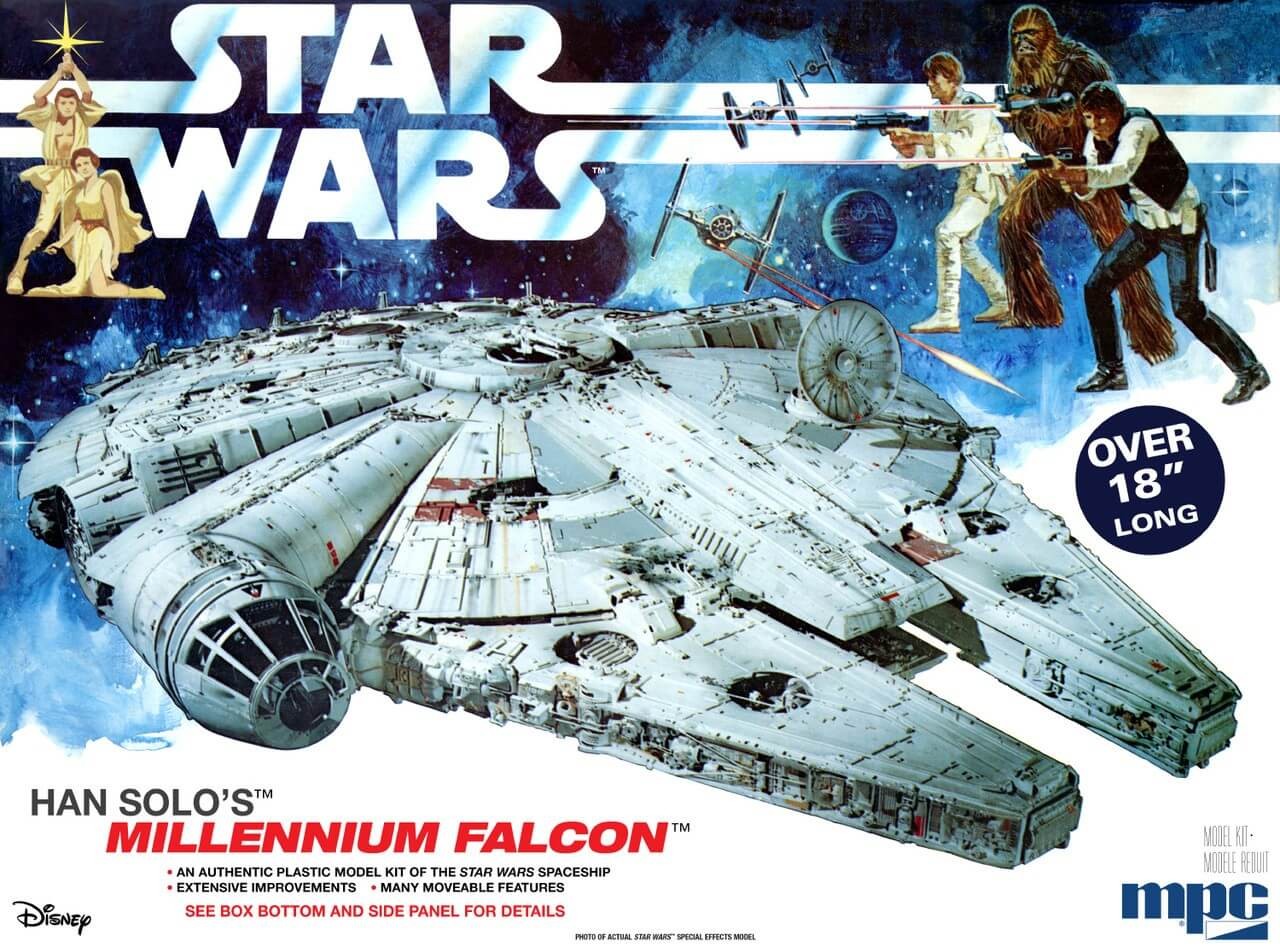 MPC 1:72 Star Wars: Han Solo's Millennium Falcon Plastic Model Kit