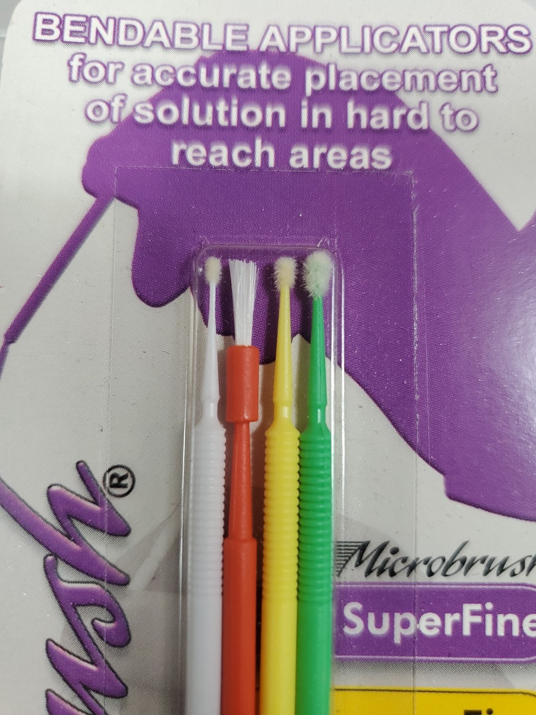 Microbrush Dental Applicators Perfect For Precision Model Making / Crafting