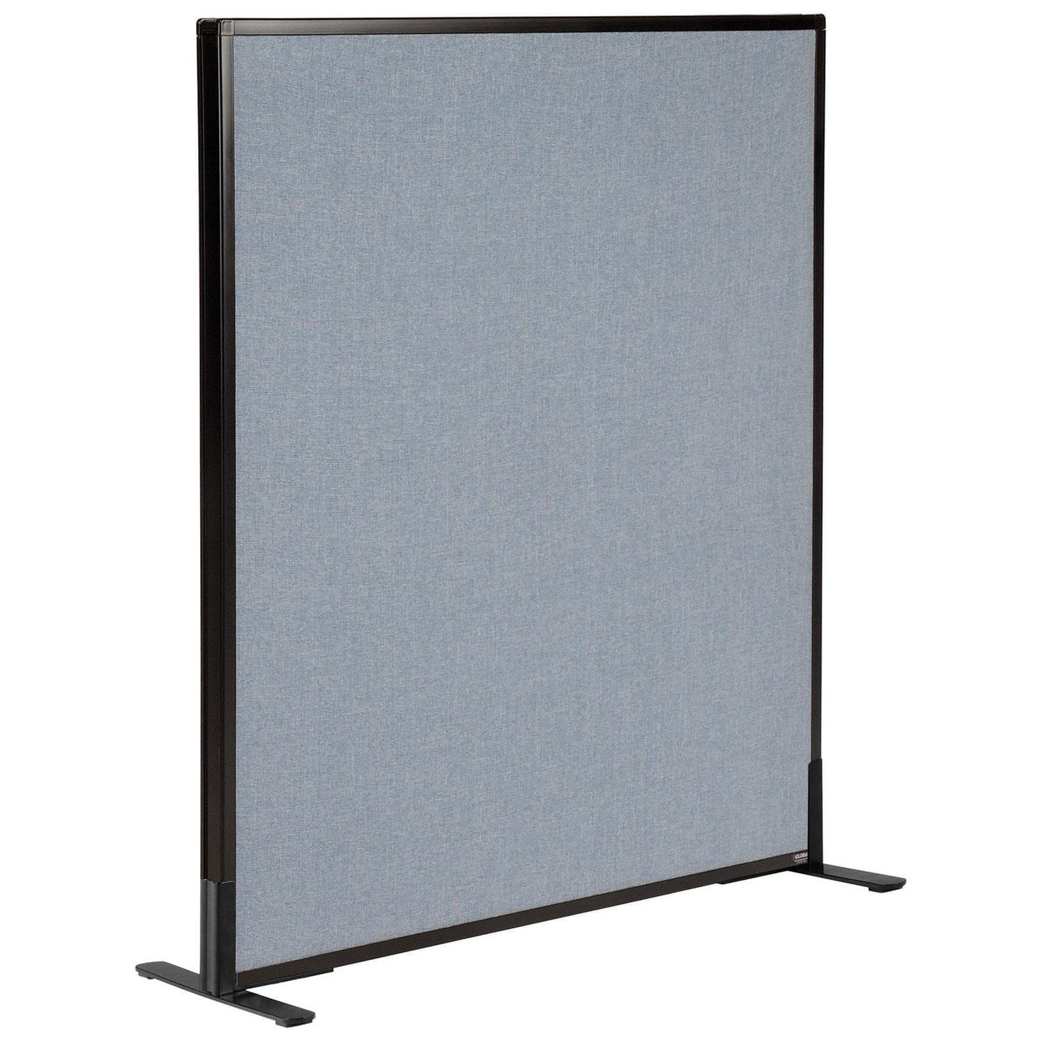 36-1/4"W x 42"H Freestanding Office Partition Panel Blue