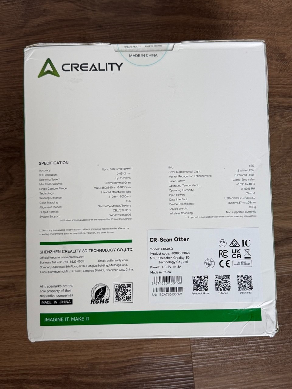 Creality 3D Scanner CR-Scan Otter (Brand New)