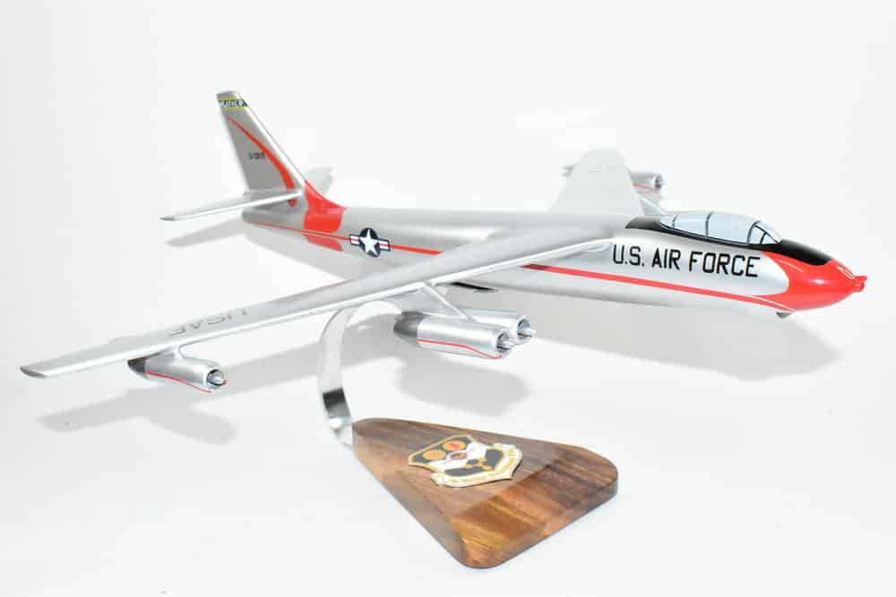9th WRW WB-47B Stratojet Model, 1/77th Scale, Mahogany