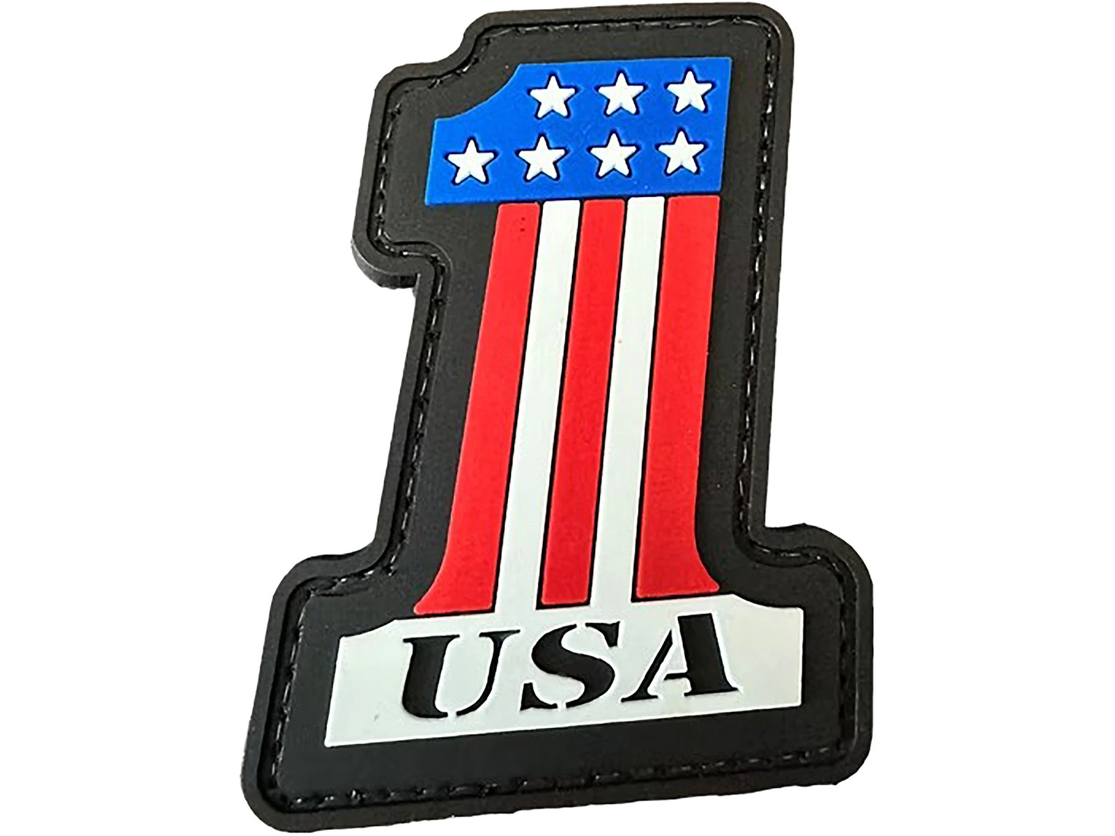 Merica Life Number 1 USA Flag PVC Morale Patch