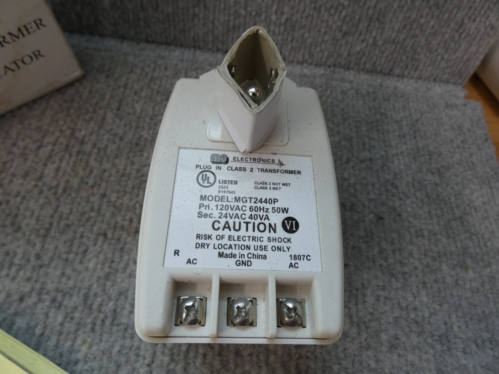 MG ELECTRONICS TRANSFORMER MGT2440P MGT-2440