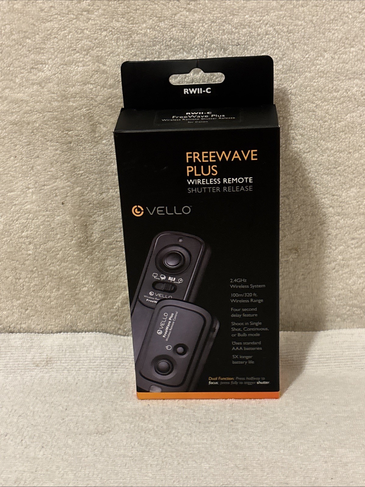 Vello FreeWave Plus RWII-N Wireless Remote Shutter Release for Nikon 10 pin NEW
