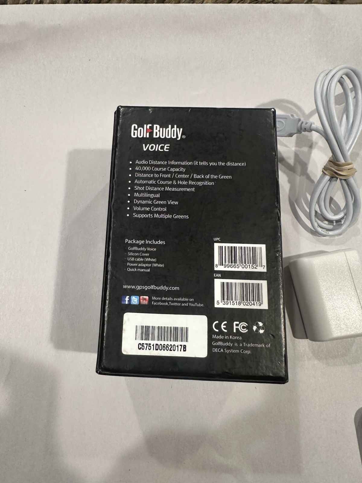 Golf Buddy Voice GPS Range Finder O
