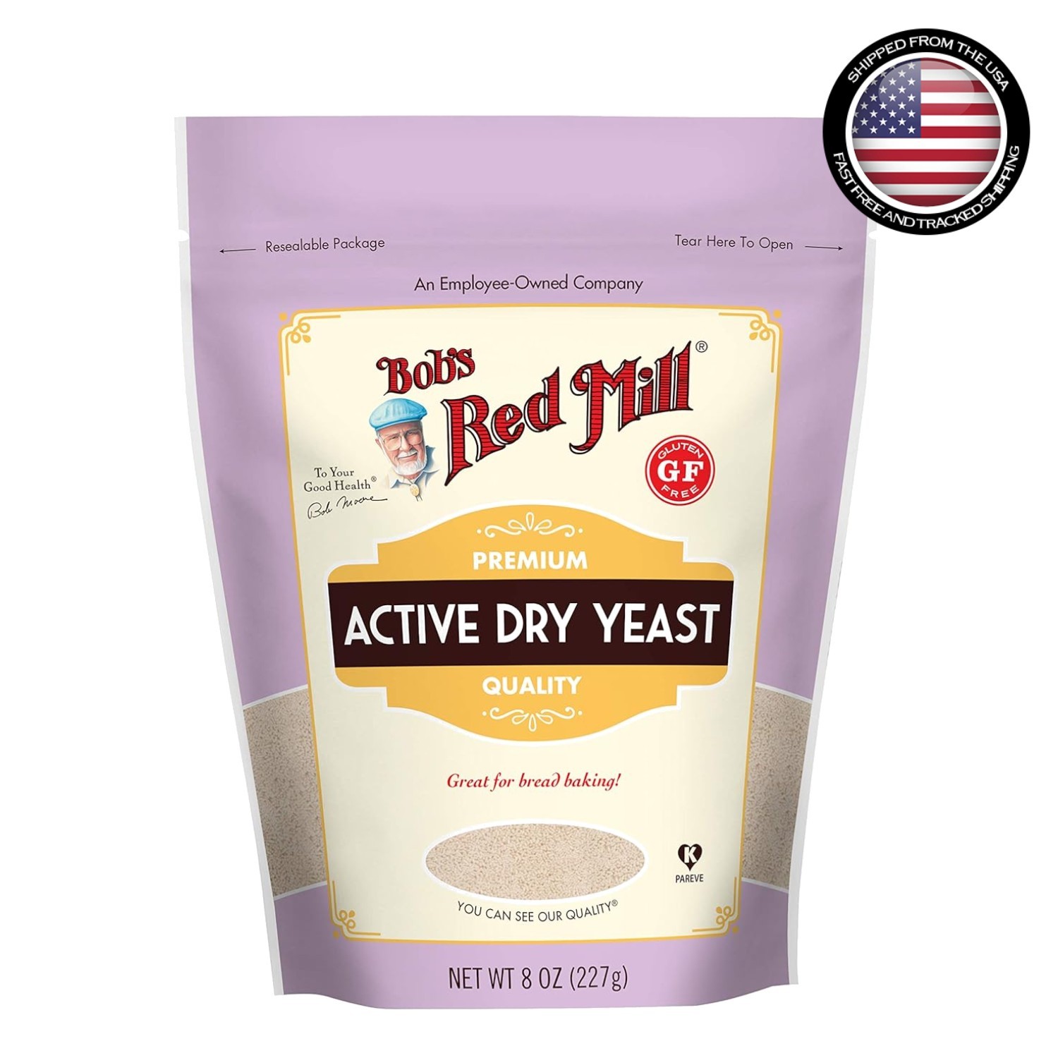 Versatile Gluten Free Active Dry Yeast 8oz - Perfect for All Your Baking Needs
