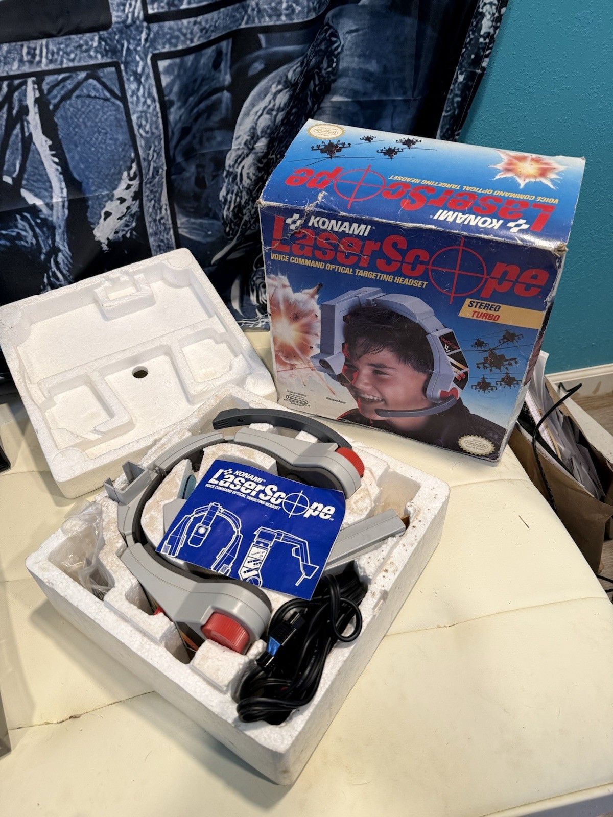 Konami LaserScope voice-command headset