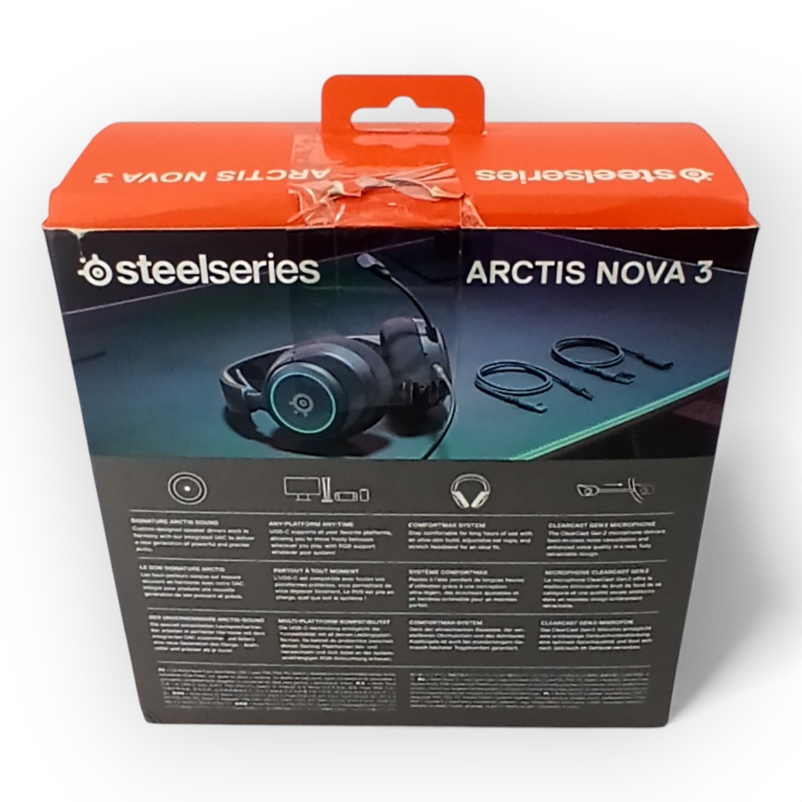 Steelseries Arctis Nova 3 Wireless Multi-Platform Gaming Headset (Untested)