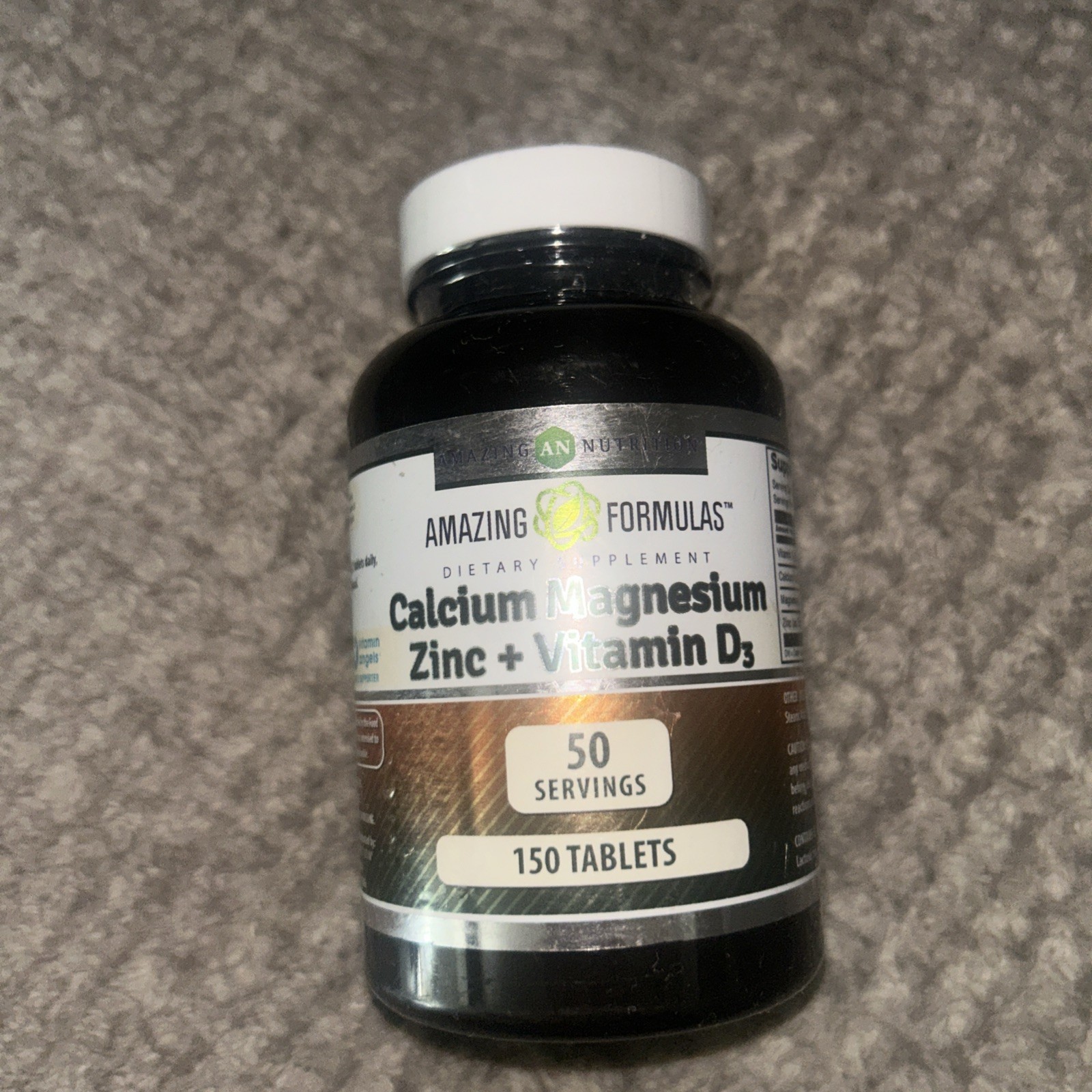 Amazing Formulas, Calcium Magnesium Zinc + Vitamin D3, 150 Tablets