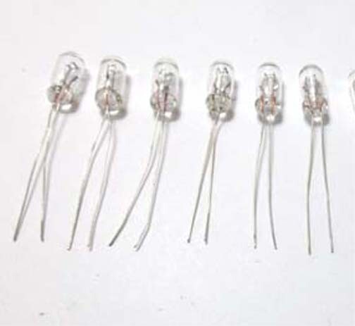 New 6 (Six) Bulbs for Teac Model 80-8, 5v 60ma Size: 5.3mm X 12mm withTracking #