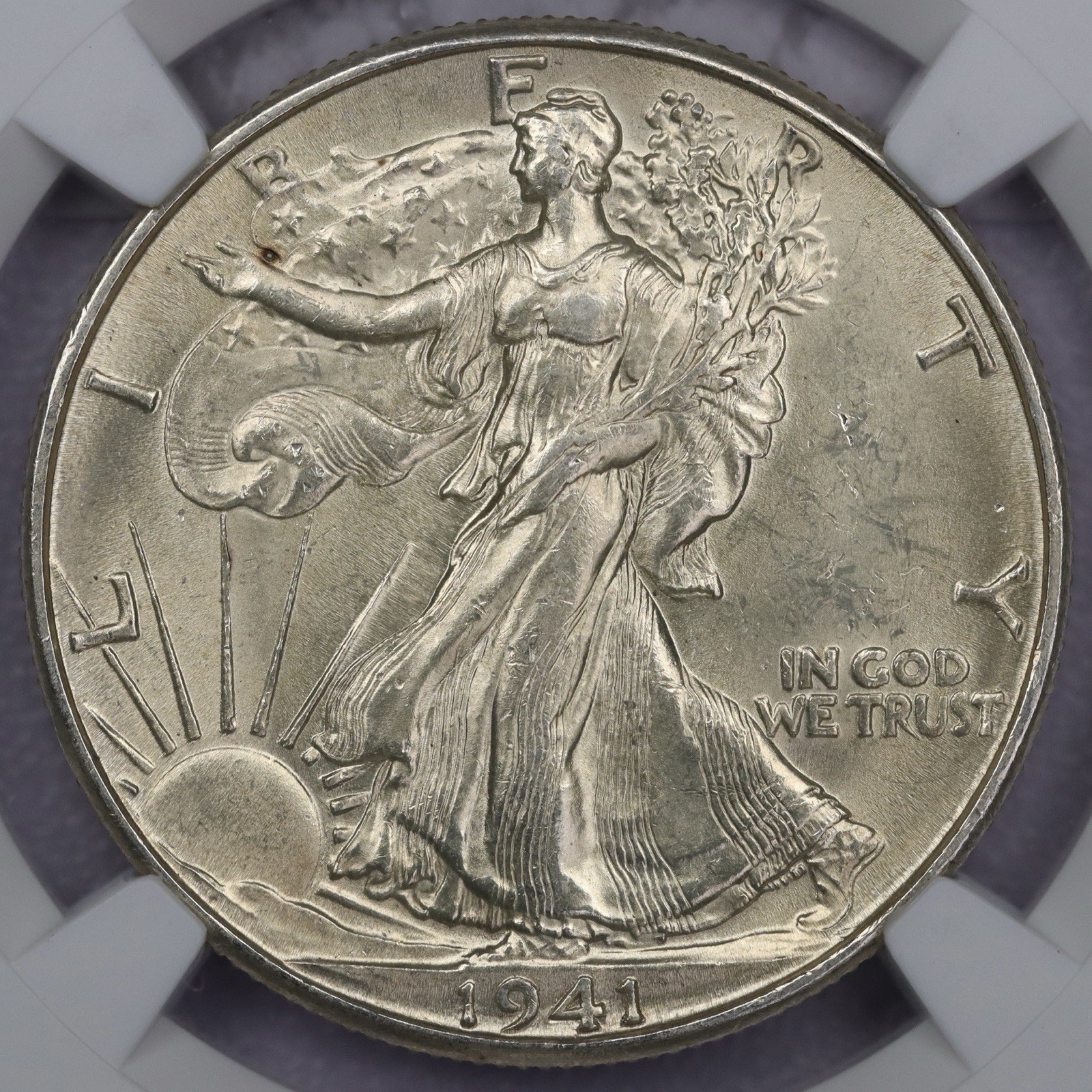 1941-D 50c Walking Liberty Half Dollar - NGC MS 63