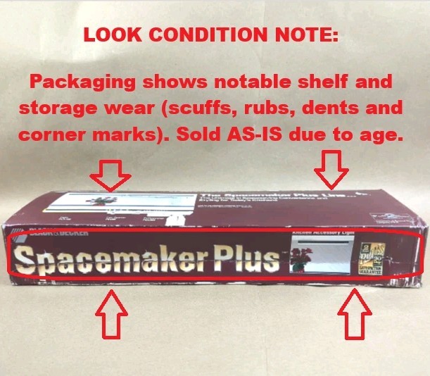 VTG BLACK & DECKER Spacemaker Plus Under Cabinet Light PLA100 1988 NOS Open Box