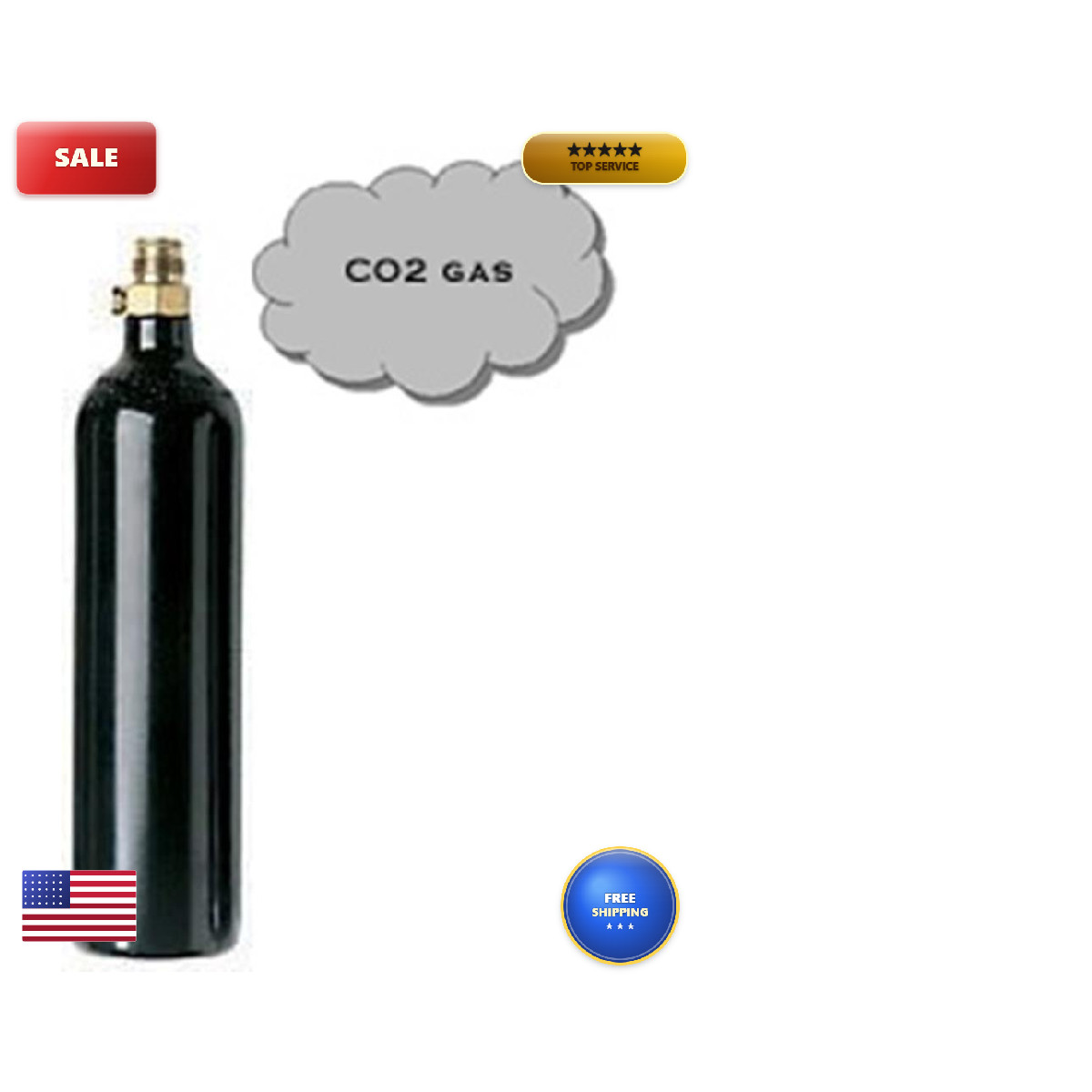 Empire Paintball Co2 Tank 12-Ounce