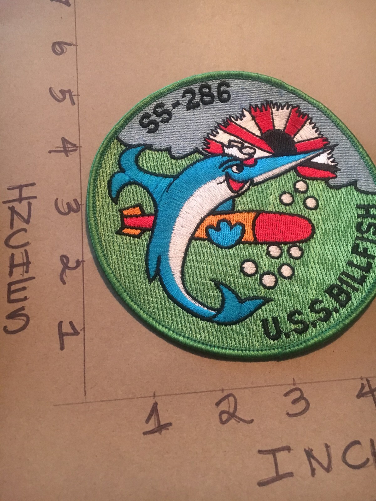 US NAVY USS Billfish SS-286 Submarine Patch 5/6/25