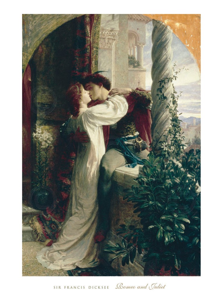 Romeo and Juliet Sir Francis Dicksee Art Print Shakespeare Romance Poster 32x24